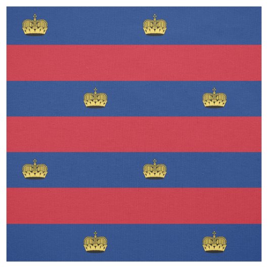 Tissu Drapeau du Liechtenstein (Échantillon)