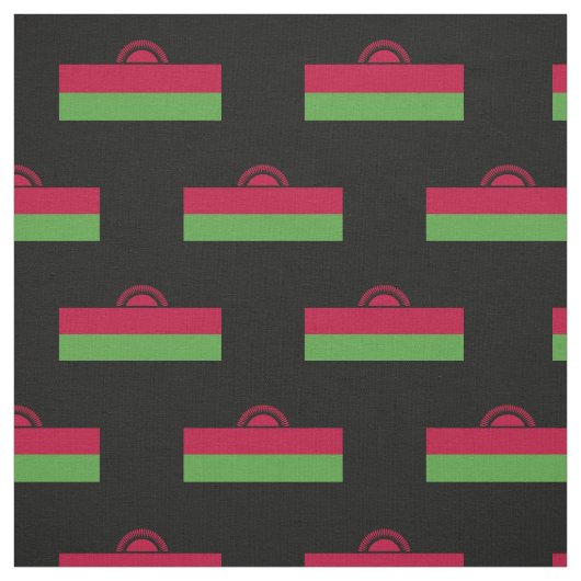Tissu Drapeau du Malawi (Échantillon)
