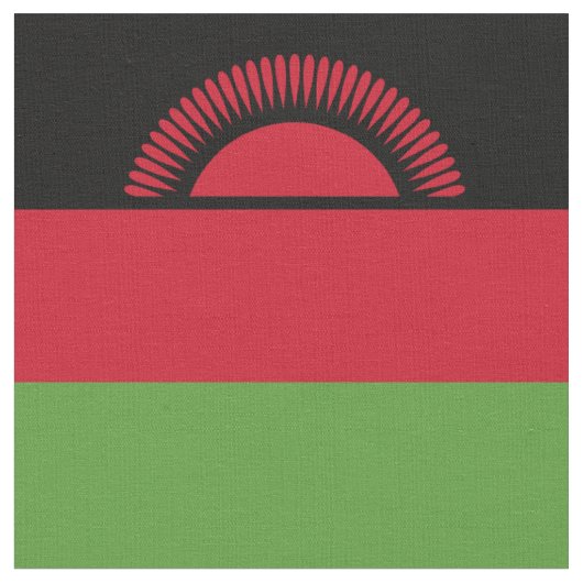 Tissu drapeau du Malawi (Fermer)
