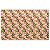 Tissu Drapeau du MARYLAND (Fat Quarter)