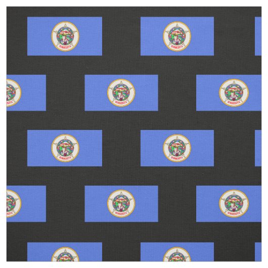 Tissu Drapeau du Minnesota (Échantillon)