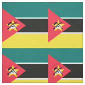 Tissu Drapeau du Mozambique (Échantillon)