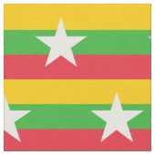 Tissu Drapeau du Myanmar (Fermer)