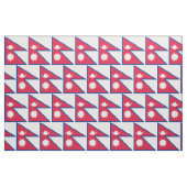Tissu Drapeau du Népal (Fat Quarter)