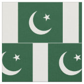 Tissu Drapeau du Pakistan (Fermer)