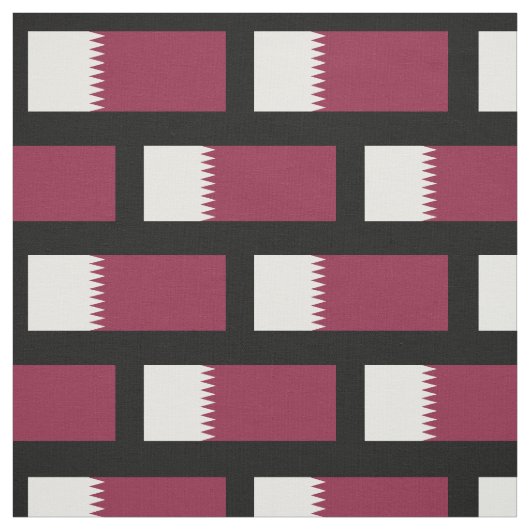 Tissu Drapeau du Qatar (Échantillon)