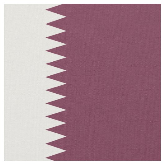 Tissu Drapeau du Qatar (Fermer)