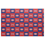 Tissu Drapeau du Royaume-Uni, Drapeau du Canada en bleu (Fat Quarter)