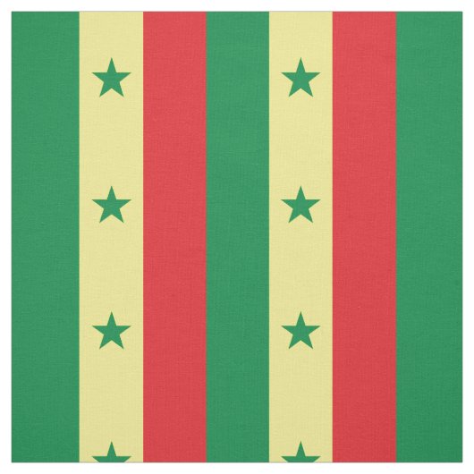 Tissu Drapeau du Sénégal (Échantillon)