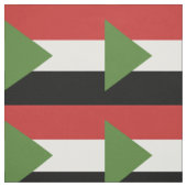 Tissu drapeau du Soudan (Échantillon)