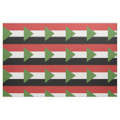 Tissu drapeau du Soudan (Fat Quarter)