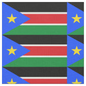 Tissu Drapeau du Soudan du Sud (Fermer)