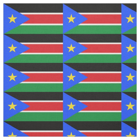 Tissu Drapeau du Soudan du Sud (Échantillon)