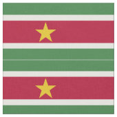 Tissu Drapeau du Suriname (Fermer)