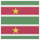 Tissu Drapeau du Suriname (Fermer)