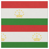 Tissu Drapeau du Tadjikistan (Fermer)