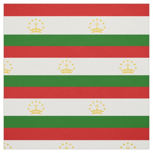 Tissu Drapeau du Tadjikistan (Échantillon)