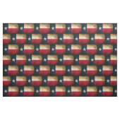 Tissu Drapeau du Texas affligé par cru (Fat Quarter)