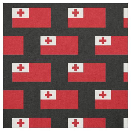 Tissu Drapeau du Tonga (Échantillon)