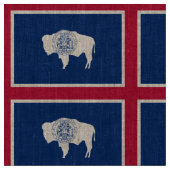Tissu Drapeau du Wyoming (Fermer)