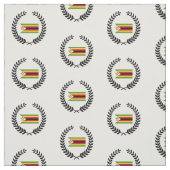 Tissu Drapeau du Zimbabwe (Échantillon)