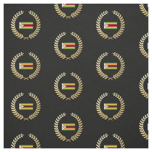 Tissu Drapeau du Zimbabwe (Échantillon)