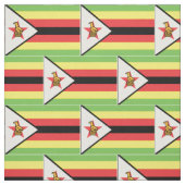 Tissu Drapeau du Zimbabwe (Échantillon)
