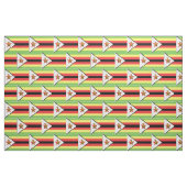 Tissu Drapeau du Zimbabwe (Fat Quarter)