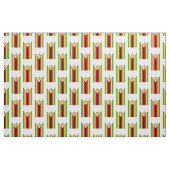 Tissu Drapeau du Zimbabwe (Fat Quarter)