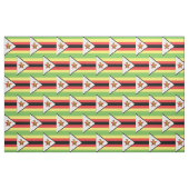 Tissu Drapeau du Zimbabwe (Fat Quarter)