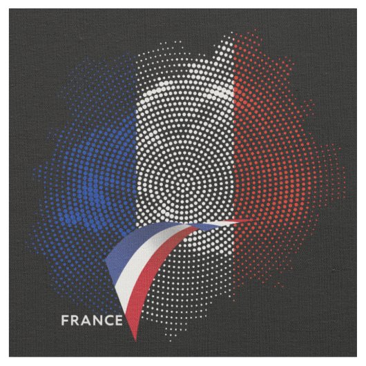 Tissu Drapeau français (Fermer)