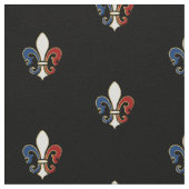 Tissu Drapeau français Colors Fleur de Lis (Détail)