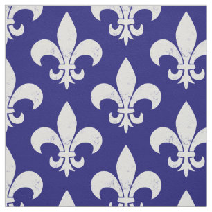 Tissu Drapeau français Fleur de Lys
