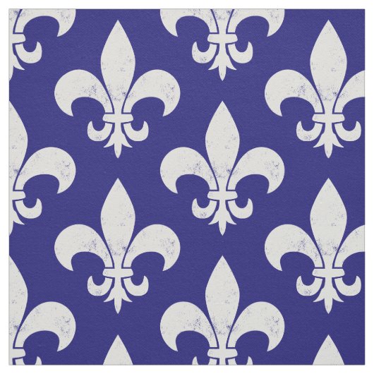 Tissu Drapeau français Fleur de Lys (Échantillon)