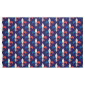 Tissu Drapeau français Fleur de Lys (Fat Quarter)