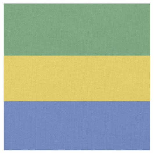 Tissu Drapeau Gabon (Fermer)