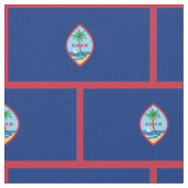 Tissu Drapeau Guam (Fermer)