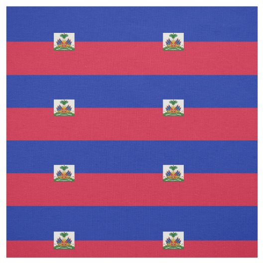 Tissu Drapeau Haïti (Échantillon)