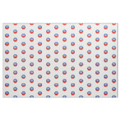 Tissu Drapeau haïtien rond brillant (Yard)