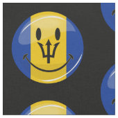 Tissu Drapeau heureux des Barbade (Fermer)