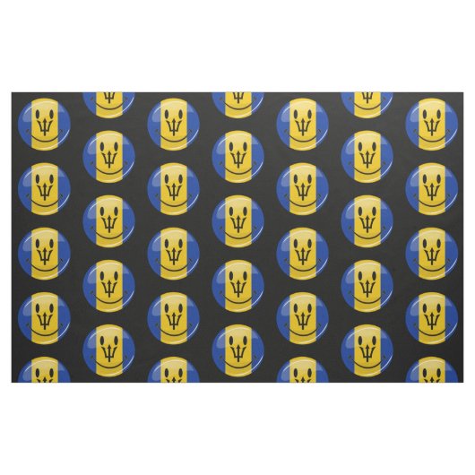 Tissu Drapeau heureux des Barbade (Fat Quarter)