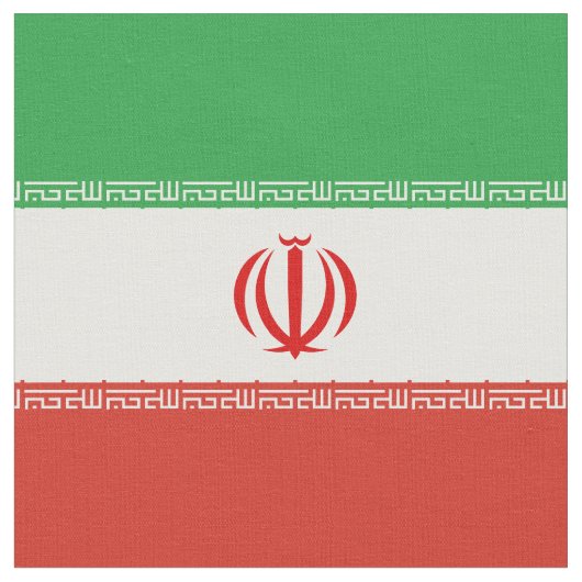 Tissu Drapeau iranien (Fermer)