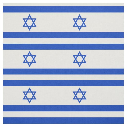 Tissu Drapeau Israël (Échantillon)