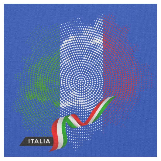 Tissu Drapeau italien (Fermer)