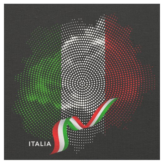 Tissu Drapeau italien (Fermer)