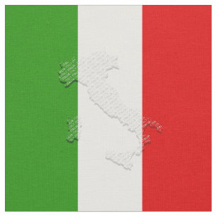 Tissu Drapeau italien