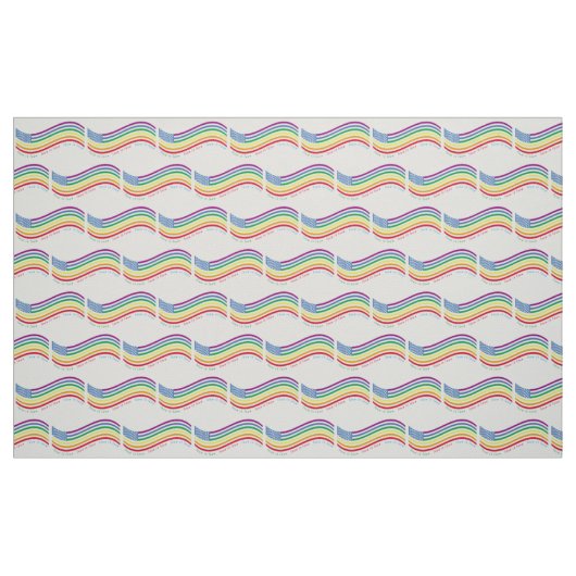 Tissu Drapeau LGBT (Fat Quarter)