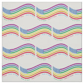 Tissu Drapeau LGBT (Échantillon)