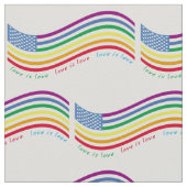 Tissu Drapeau LGBT (Détail)