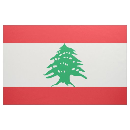 Tissu Drapeau libanais (Yard)